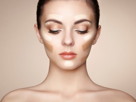 Beautiful woman face. Perfect makeup