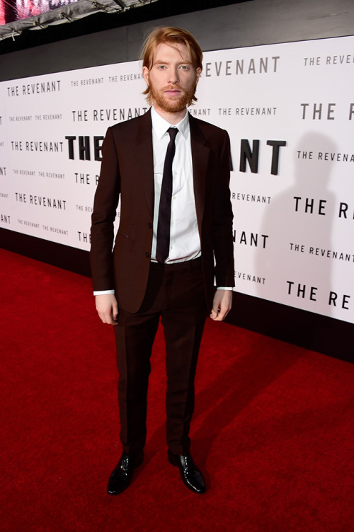 HOLLYWOOD, CA - DECEMBER 16: Actor Domhnall Gleeson attends the premiere of 20th Century Fox and Regency Enterprises' "The Revenant" at the TCL Chinese Theatre on December 16, 2015 in Hollywood, California. (Photo by Frazer Harrison/Getty Images)