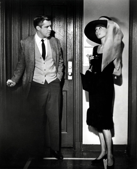 Audrey Hepburn, Breakfast at Tiffany's (1961) starring George Peppard