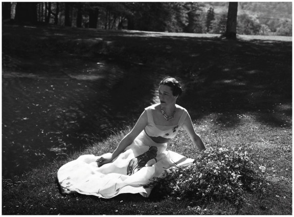 1937 - Wallis in the Elsa Schiaparelli gown, which she designed with Salvador Dalí, for her shoot by Cecil Beaton for Vogue