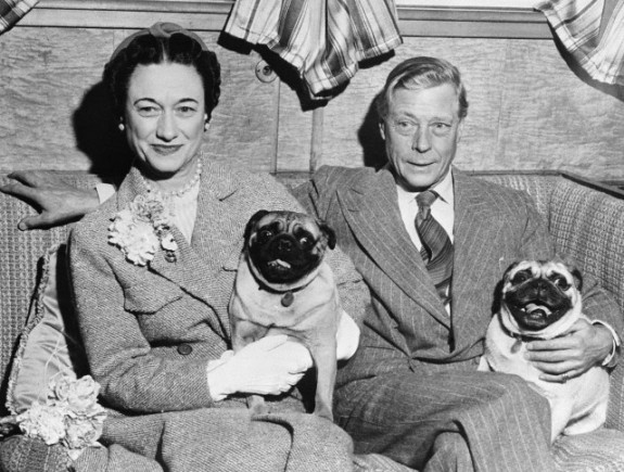 Duke and Duchess of Windsor Posing with Their Dogs