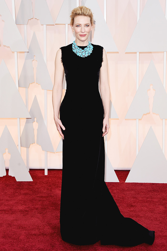 Кейт Бланшетт в платье Maison Margiela Couture и украшениях Tiffany & Co.