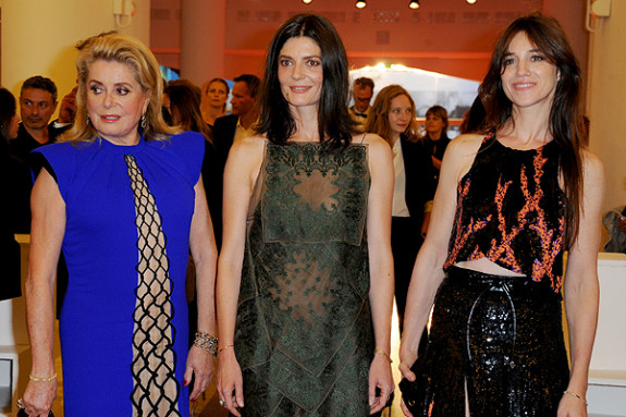 71st Venice International Film Festival - '3 Coeurs' - Premiere Featuring: Chiara Mastroianni,Catherine Denevue,Charlotte Gainsbourg Where: Venice, Italy When: 30 Aug 2014 Credit: WENN.com **Not available for publication in Italy**